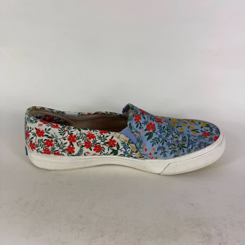 Keds Rifle Paper Sneakers Women's 9.5 Floral Canvas Slip-On Low Top Casual - Picture 3 of 10